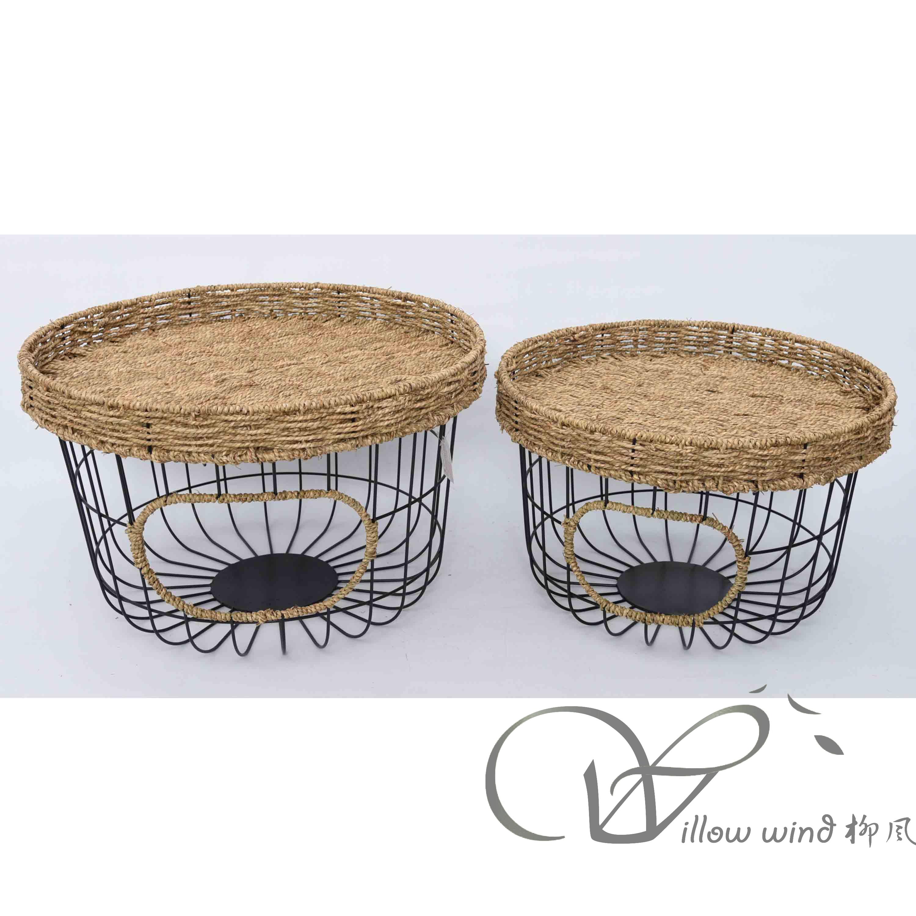柳風收納，客廳收納柳編筐