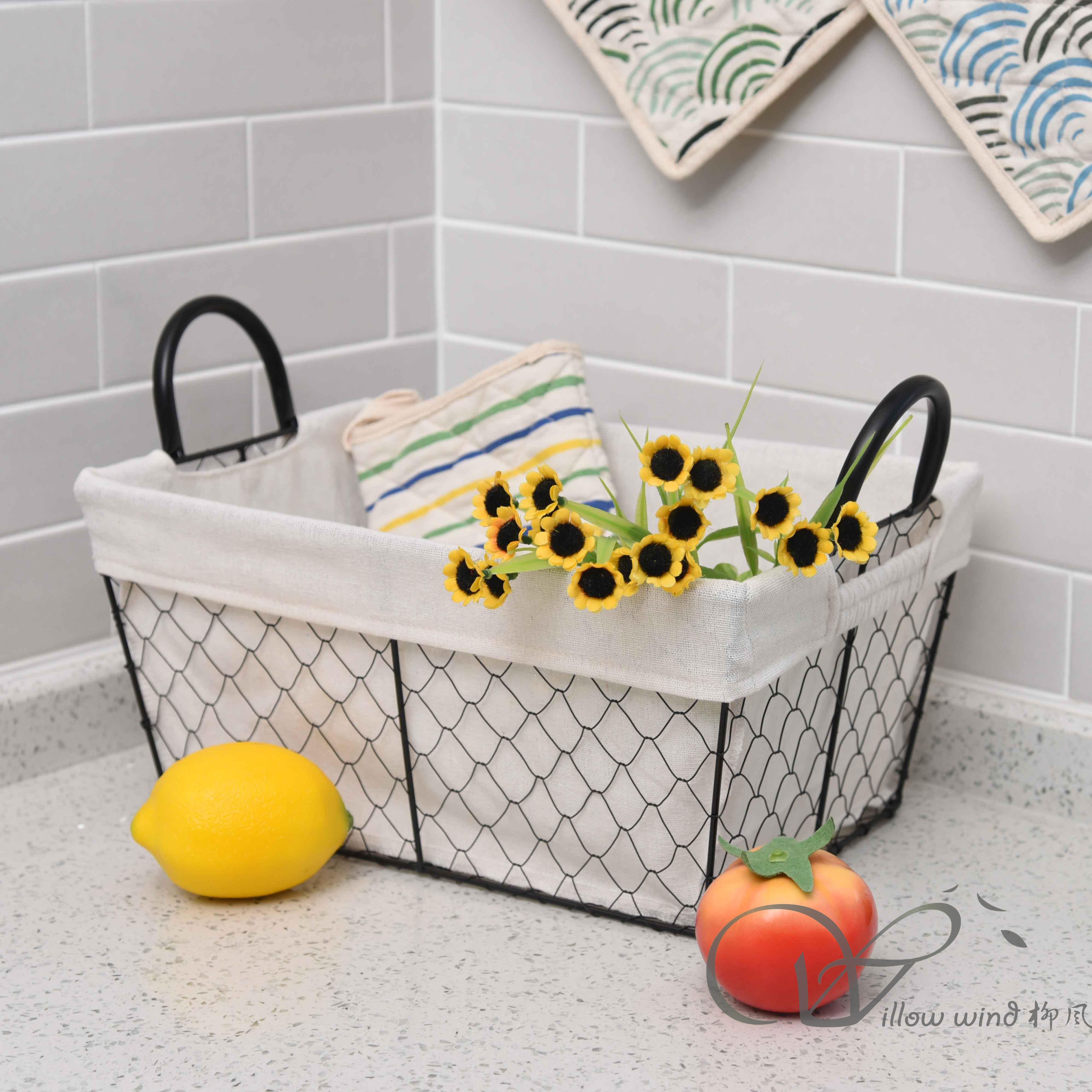 柳風收納，客廳收納柳編筐