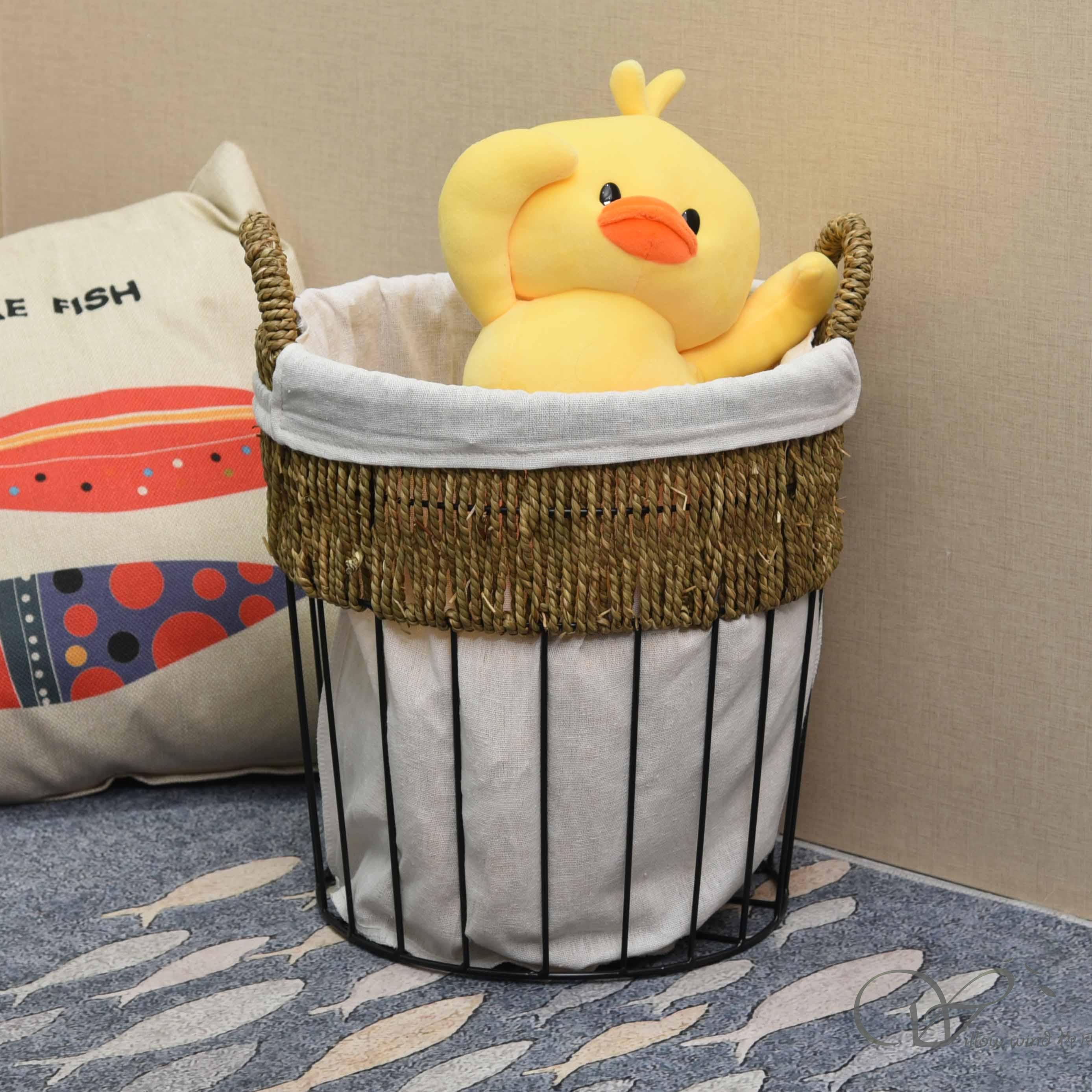 柳風收納，客廳收納柳編筐