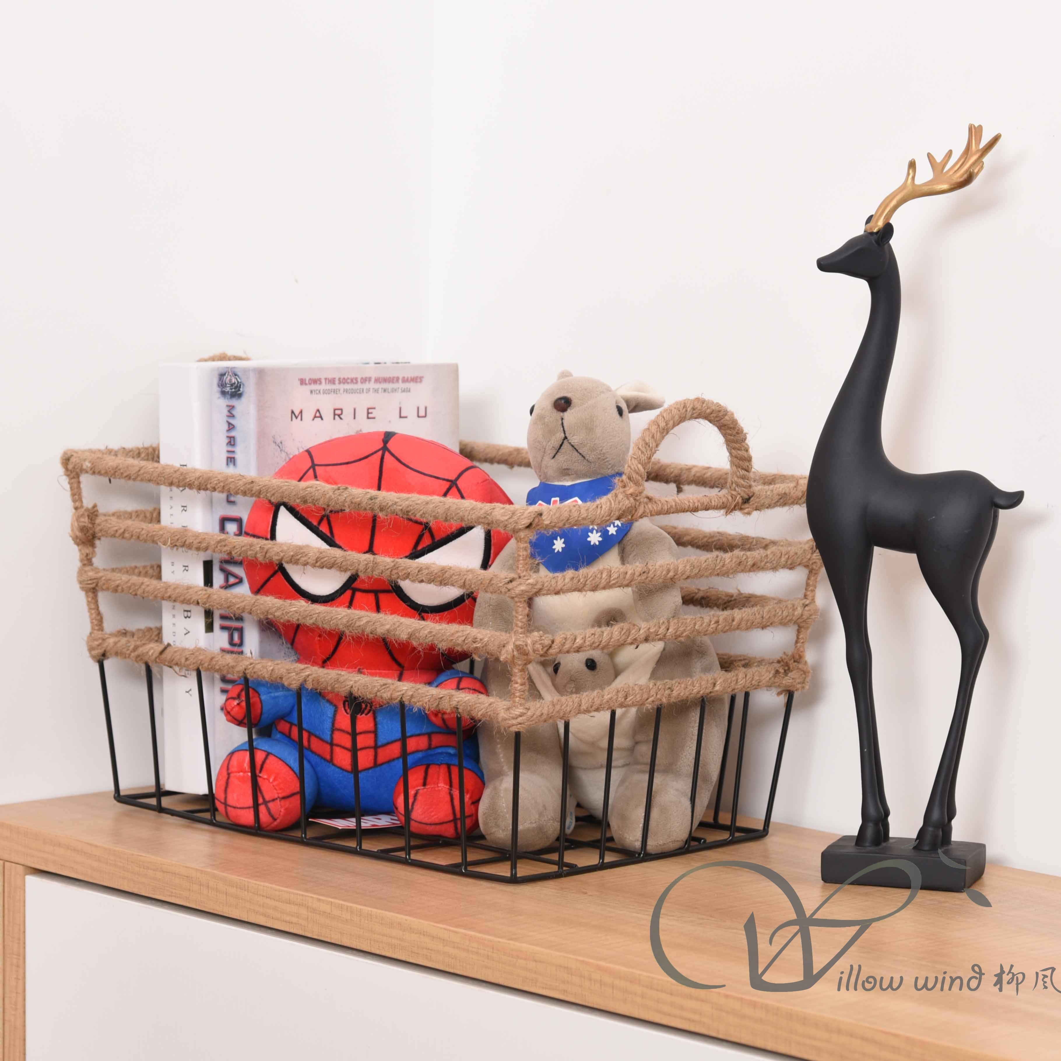 柳風收納，客廳收納柳編筐