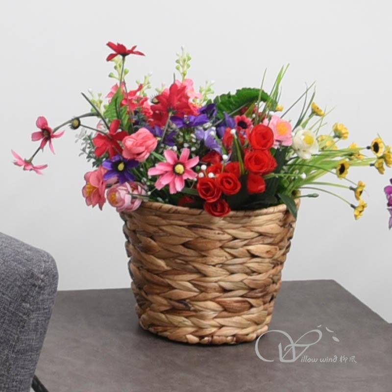 柳風(fēng)收納，客廳收納柳編筐