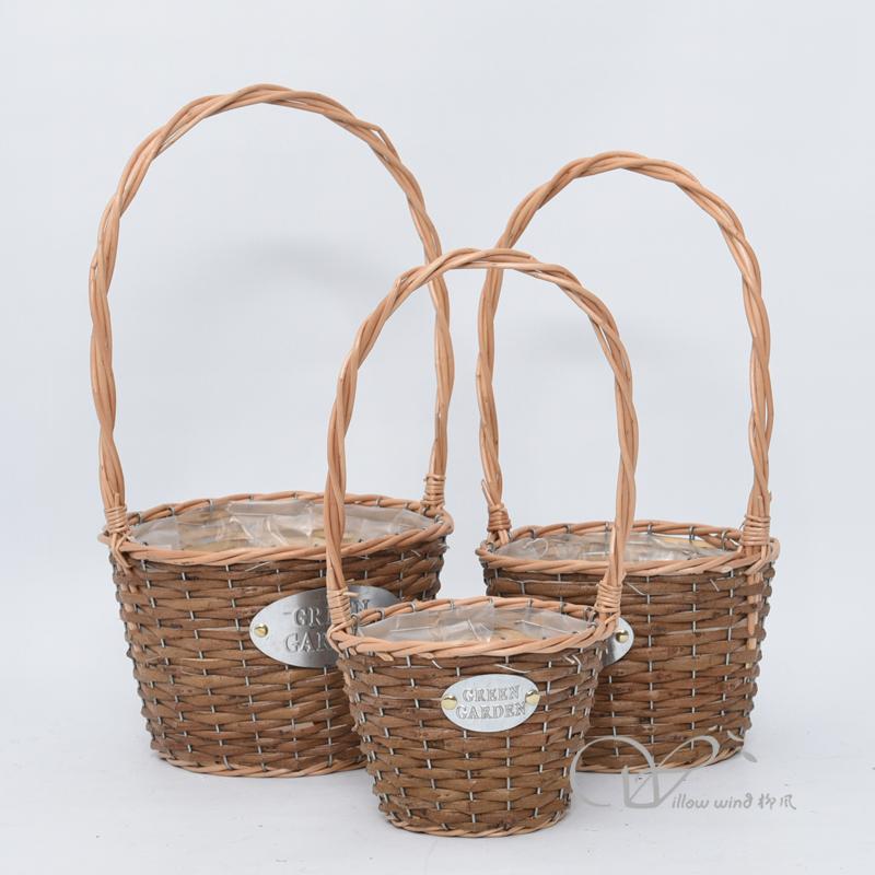 柳風(fēng)收納，客廳收納柳編筐