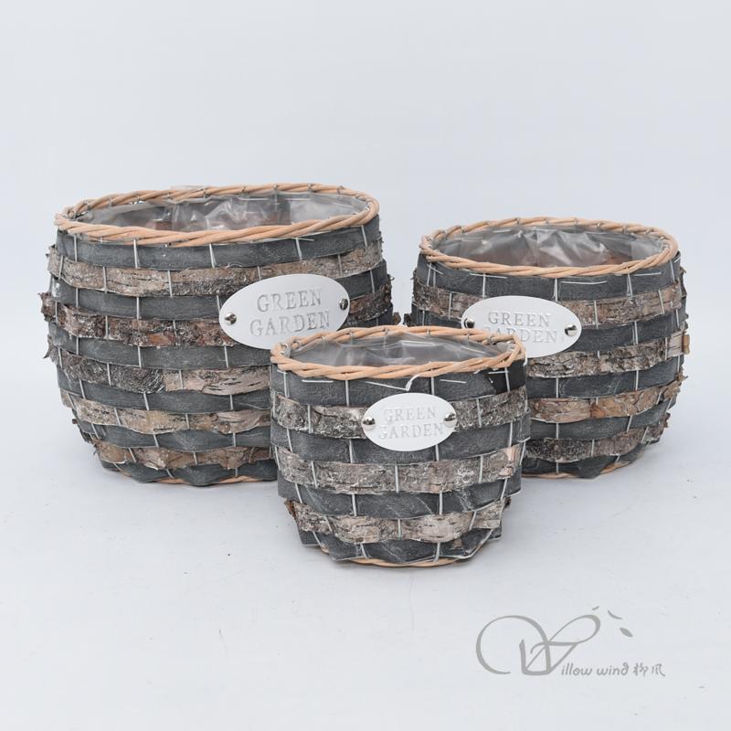 柳風(fēng)收納，客廳收納柳編筐