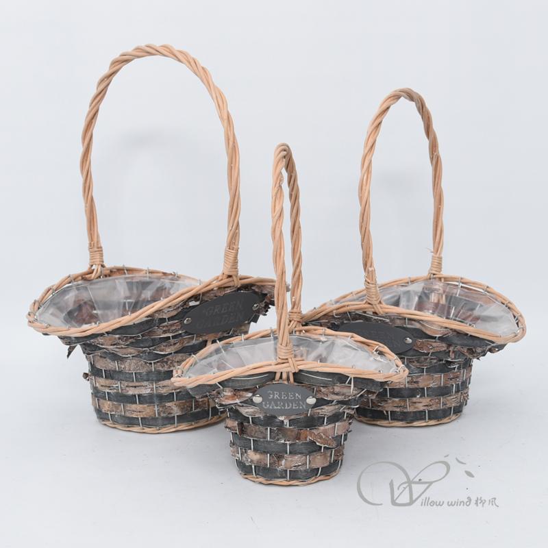 柳風(fēng)收納，客廳收納柳編筐